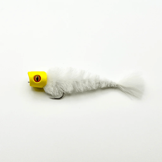 Chocklett's Game Changer Popper Flymen Fishing Company Medium / White / 1/0 Flies Rivers and Glen Trading Co