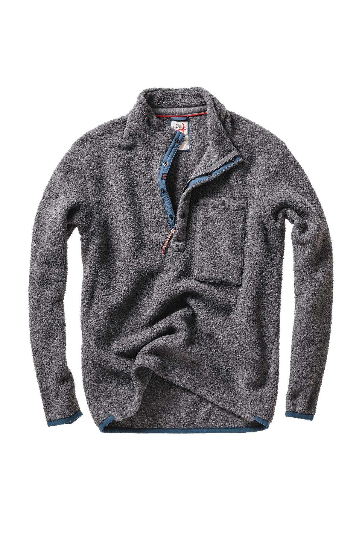 Relwen Wooly Shag Snap-Zip Relwen Men's Pullovers Rivers and Glen Trading Co