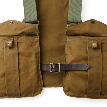 Filson Tin Cloth Game Bag Filson Dark Tan / Regular Men's Hunting Vests Rivers and Glen Trading Co