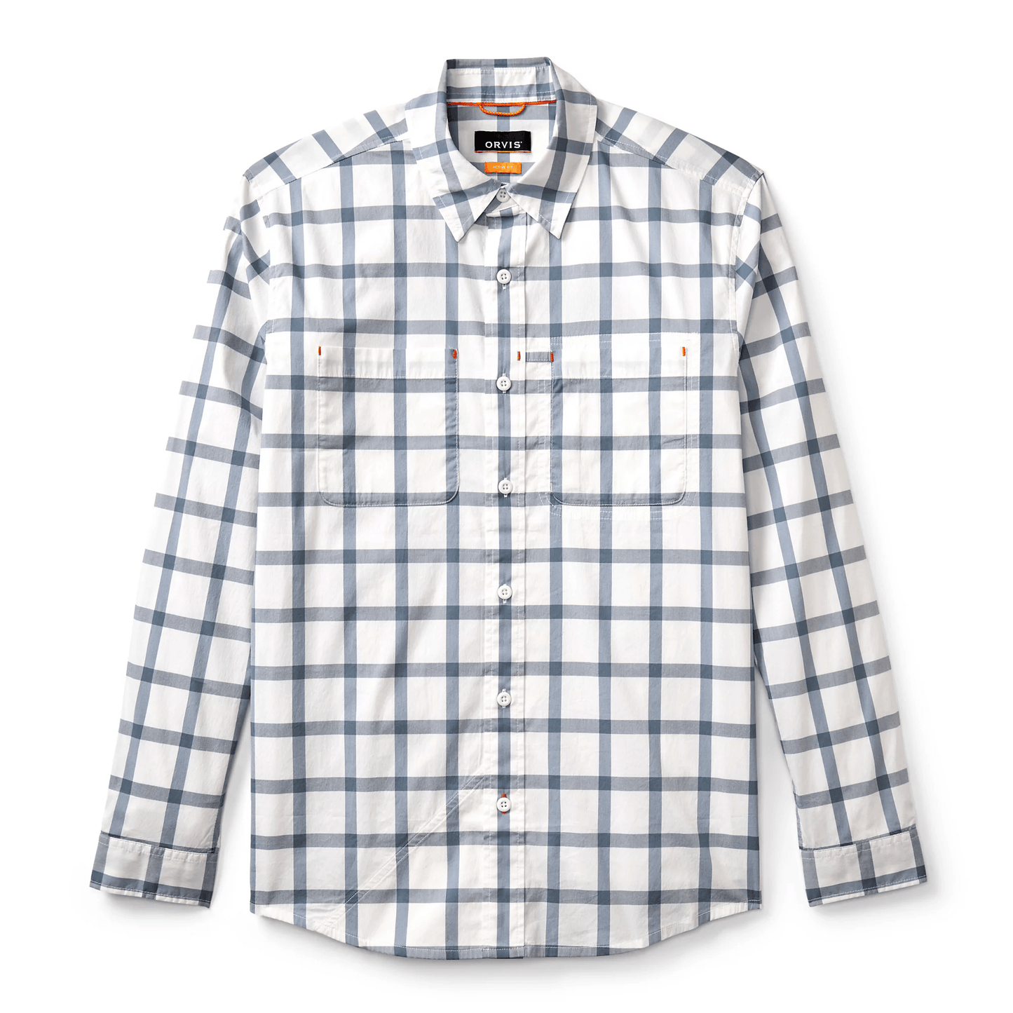 Orvis River Guide Long-Sleeve Shirt 2.0 Orvis Blue Haze/White / XL Men's Long Sleeve Button Down Shirts Rivers and Glen Trading Co