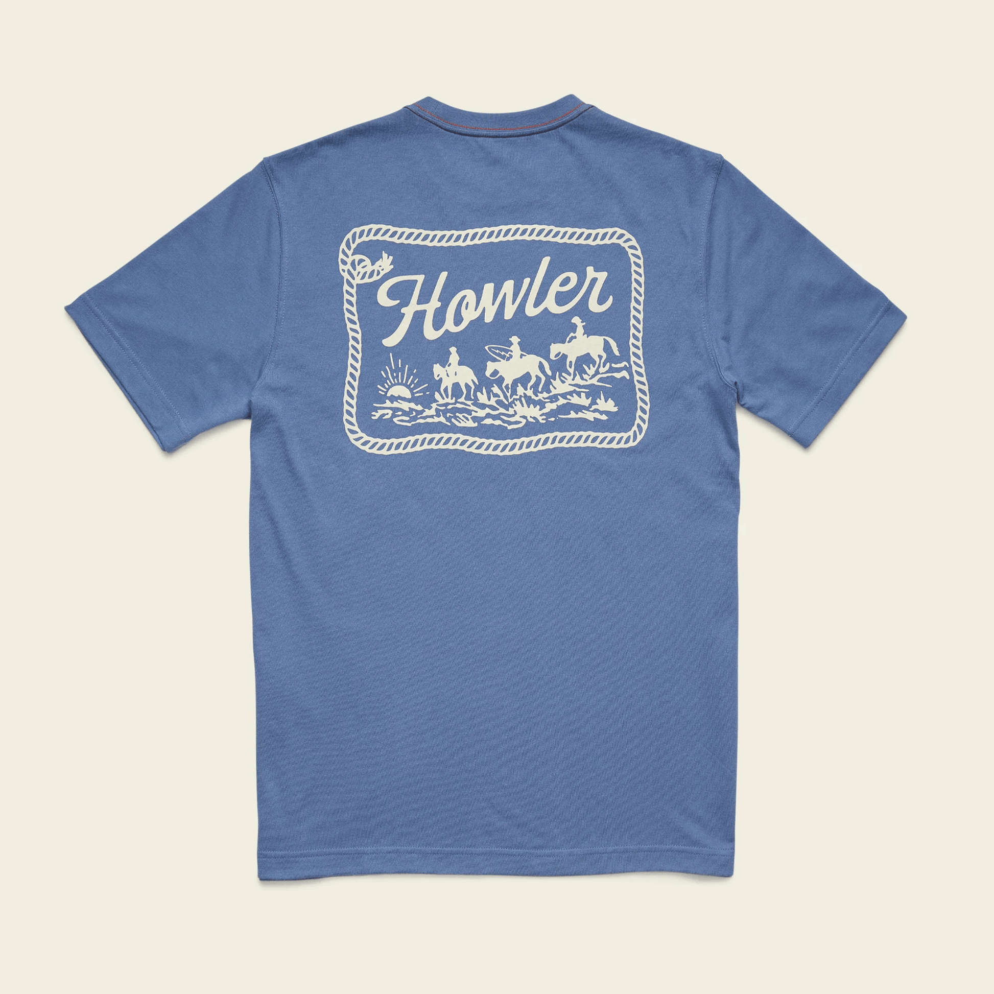 Howler Brothers Howler Posse T-Shirt Howler Brothers Blue Horizon / L Men's Short Sleeve Tee Shirts Rivers and Glen Trading Co
