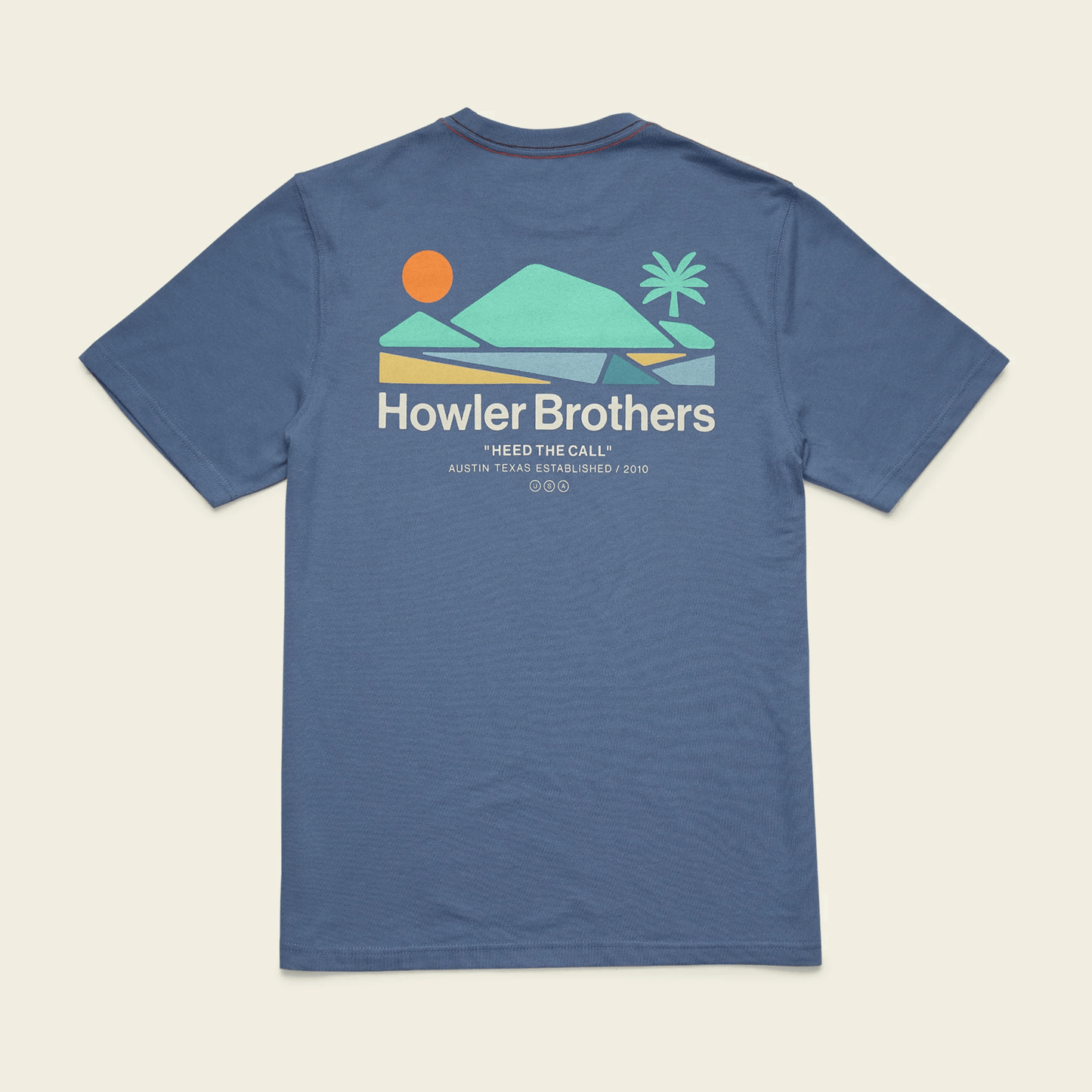 Howler Brothers Bahia de Howler Tee Shirt Howler Brothers Bahía de Howler : Blue Horizon / M Short Sleeve Tee Shirts Rivers and Glen Trading Co