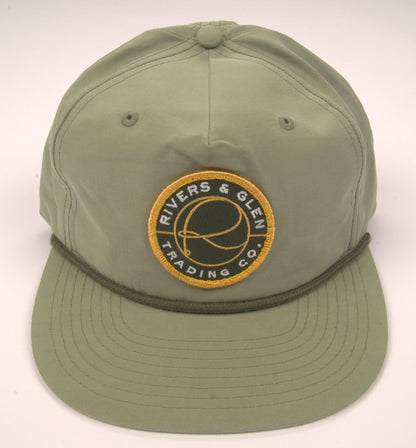 R&G Rope Hat Sage/Olive Green Patch 256 Rivers and Glen Trading Co. Hats Sage/Olive/256 Headwear Rivers and Glen Trading Co