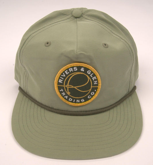 R&G Rope Hat Sage/Olive Green Patch 256 Rivers and Glen Trading Co. Hats Sage/Olive/256 Headwear Rivers and Glen Trading Co