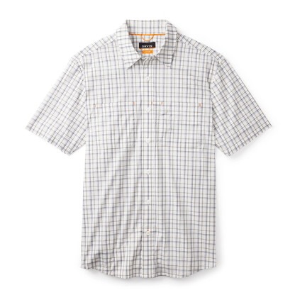 Orvis River Guide Short-Sleeve Shirt 2.0 Orvis SNOW/CELADON TATTERSAL / XXL Men's Short Sleeve Button Down Shirts Rivers and Glen Trading Co