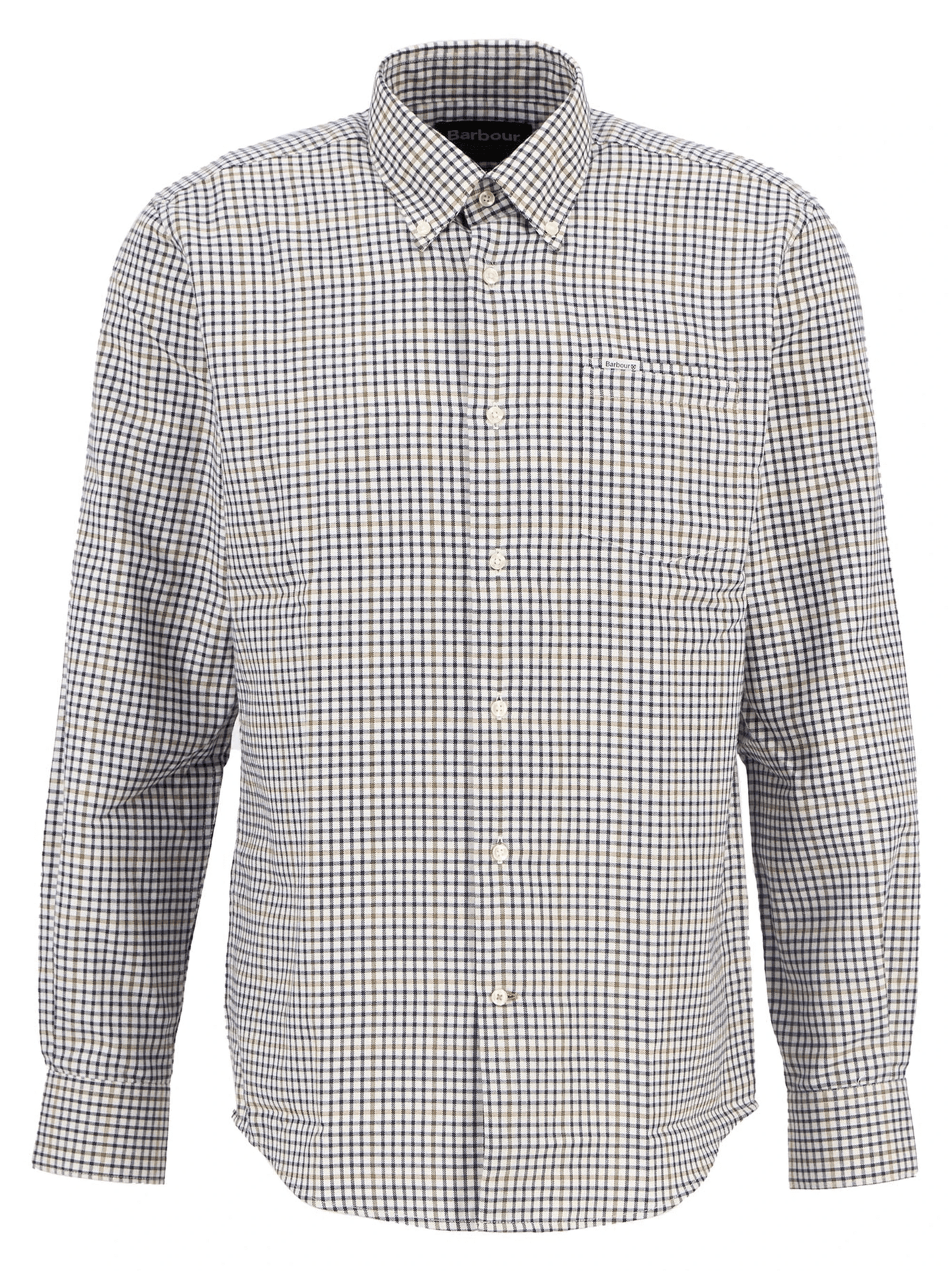 Barbour Henderson Thermo Weave Long-Sleeved Shirt Barbour Whisper White / M Men's Long Sleeve Button Down Shirts Rivers and Glen Trading Co