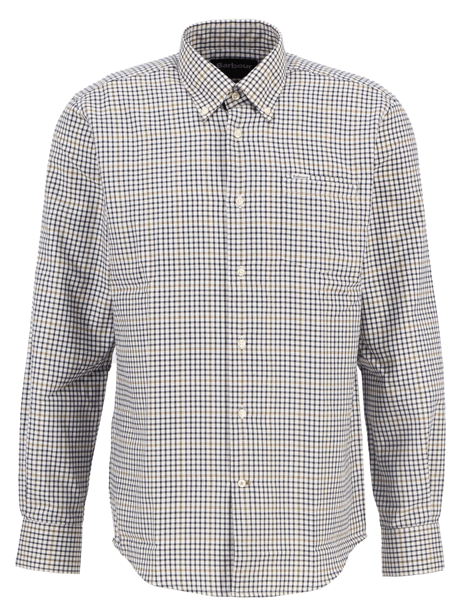 Barbour Henderson Thermo Weave Long-Sleeved Shirt Barbour Whisper White / M Men's Long Sleeve Button Down Shirts Rivers and Glen Trading Co