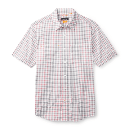 Orvis River Guide Short-Sleeve Shirt 2.0 Orvis BUOY RED TATTERSAL / XL Men's Short Sleeve Button Down Shirts Rivers and Glen Trading Co