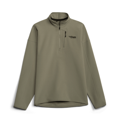 Sitka Alpha Fleece 1/4 Zip Pullover Sitka Dark Green Sage / L Men's Hunting Jackets Rivers and Glen Trading Co