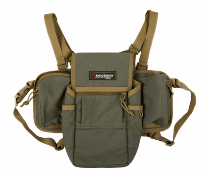 Armageddon Gear Predator Chest Rig Armageddon Gear Ranger Green Men's Hunting Vests Rivers and Glen Trading Co