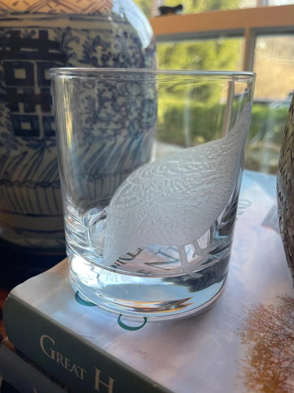 The Thom Glass Set: Quail J Earl & Sons Glassware Rivers and Glen Trading Co