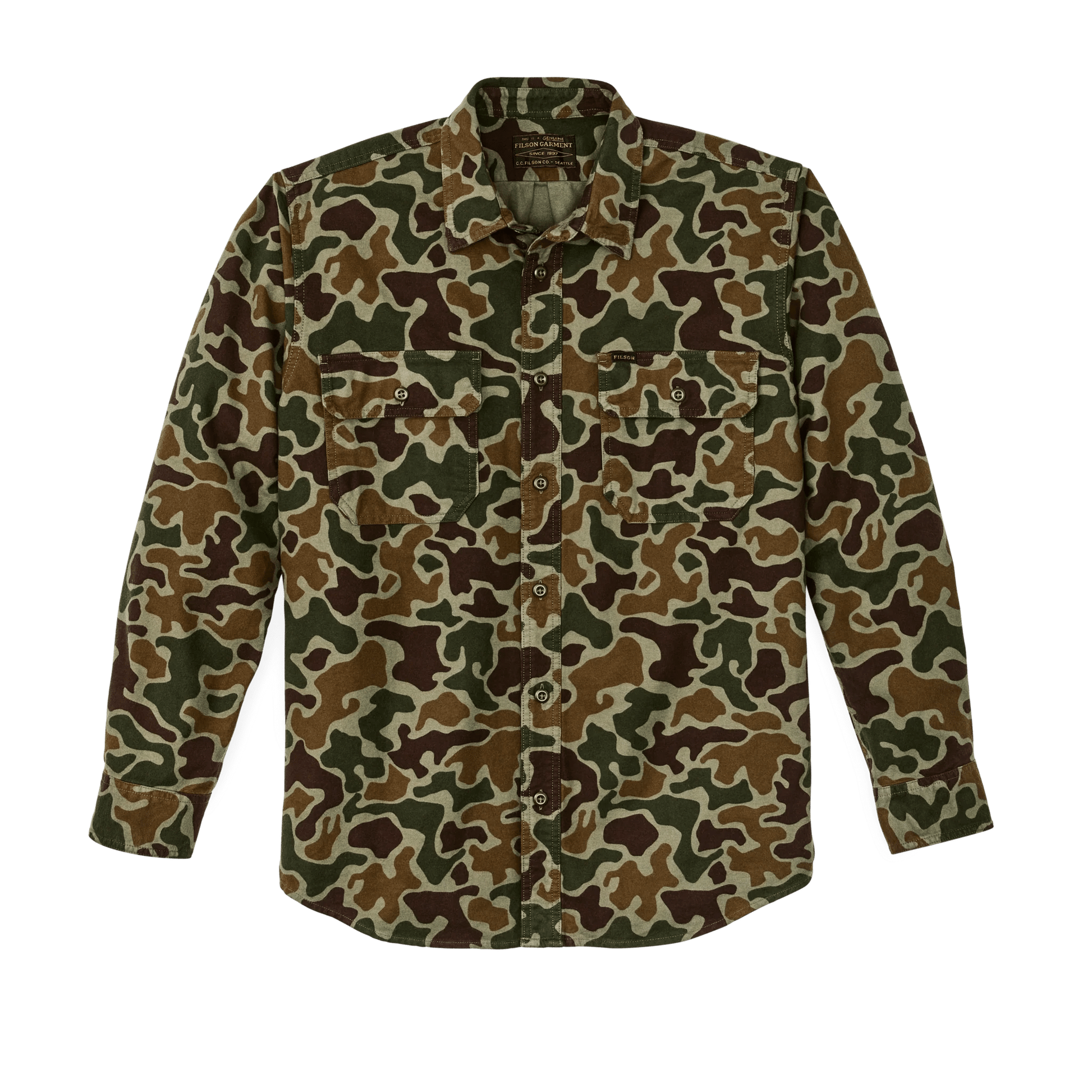 Filson Field Flannel Shirt Filson Men's Long Sleeve Button Down Shirts Rivers and Glen Trading Co