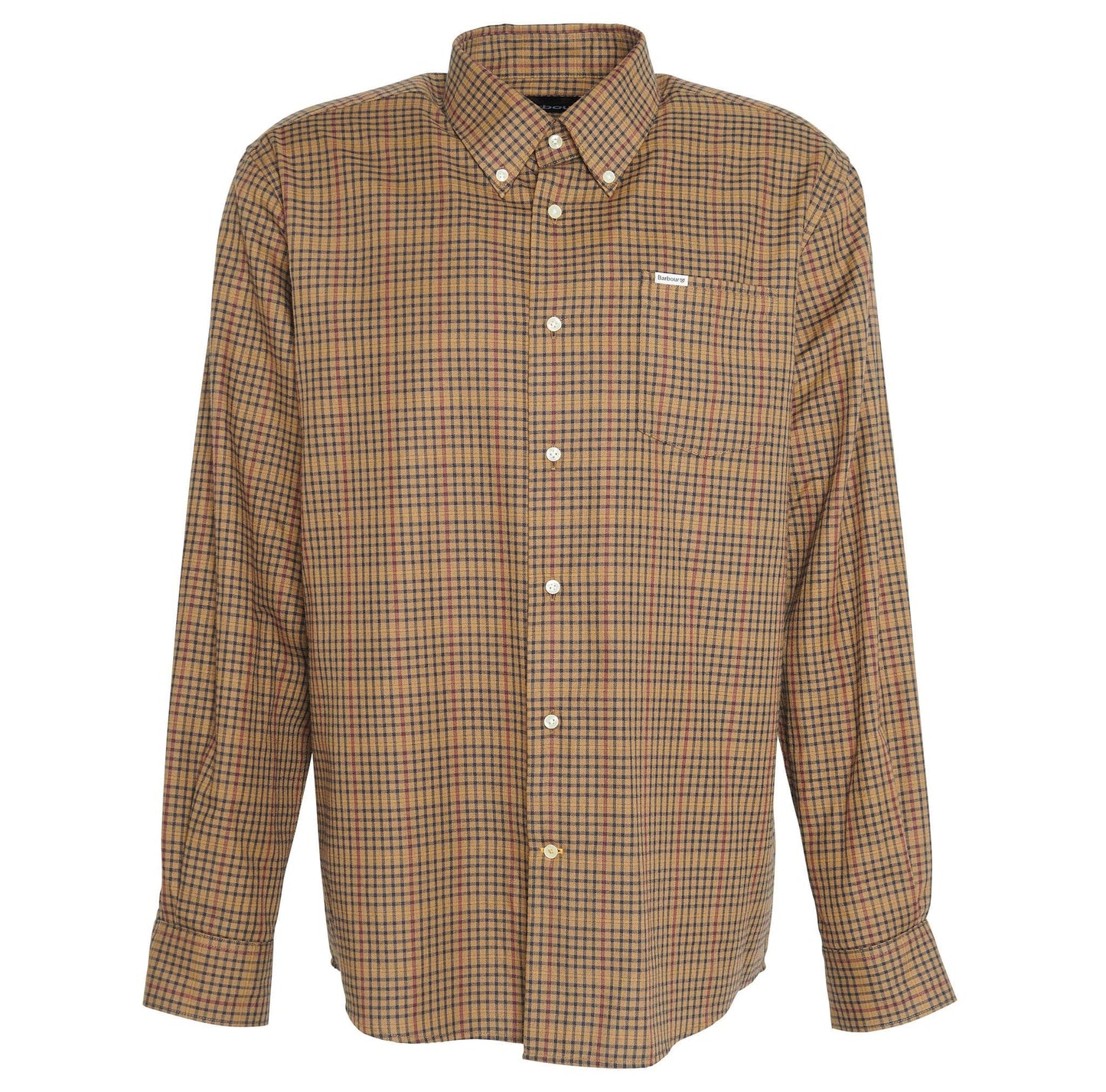 Barbour Henderson Thermo Weave Long-Sleeved Shirt Barbour Ecru / M Men's Long Sleeve Button Down Shirts Rivers and Glen Trading Co