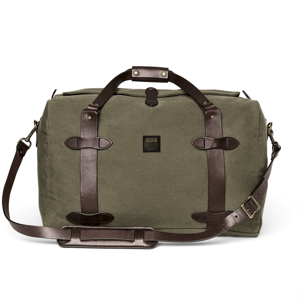 Filson Medium Rugged Twill Duffle Bag Filson Otter Green Luggage Rivers and Glen Trading Co