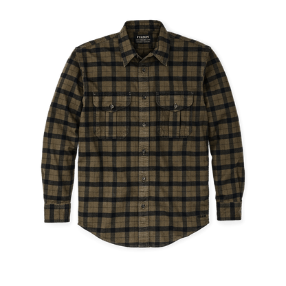 Filson Alaskan Guide Shirt Filson Otter Green/Black Plaid / M Men's Long Sleeve Button Down Shirts Rivers and Glen Trading Co