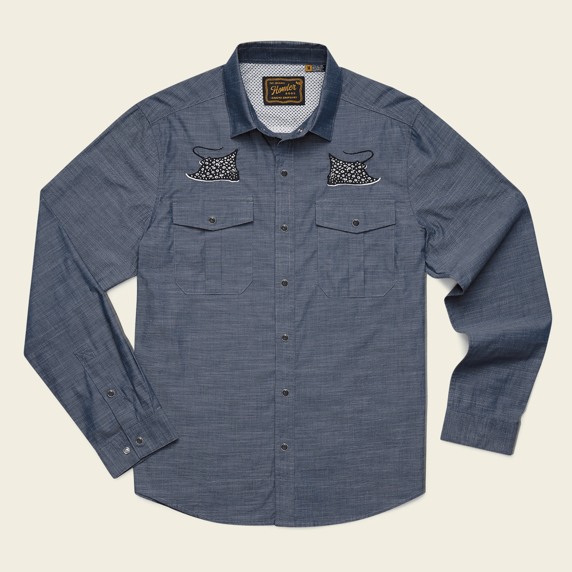 Howler Brothers Gaucho Snapshirt Howler Brothers Patrolling Rays / XL Men's Long Sleeve Button Down Shirts Rivers and Glen Trading Co