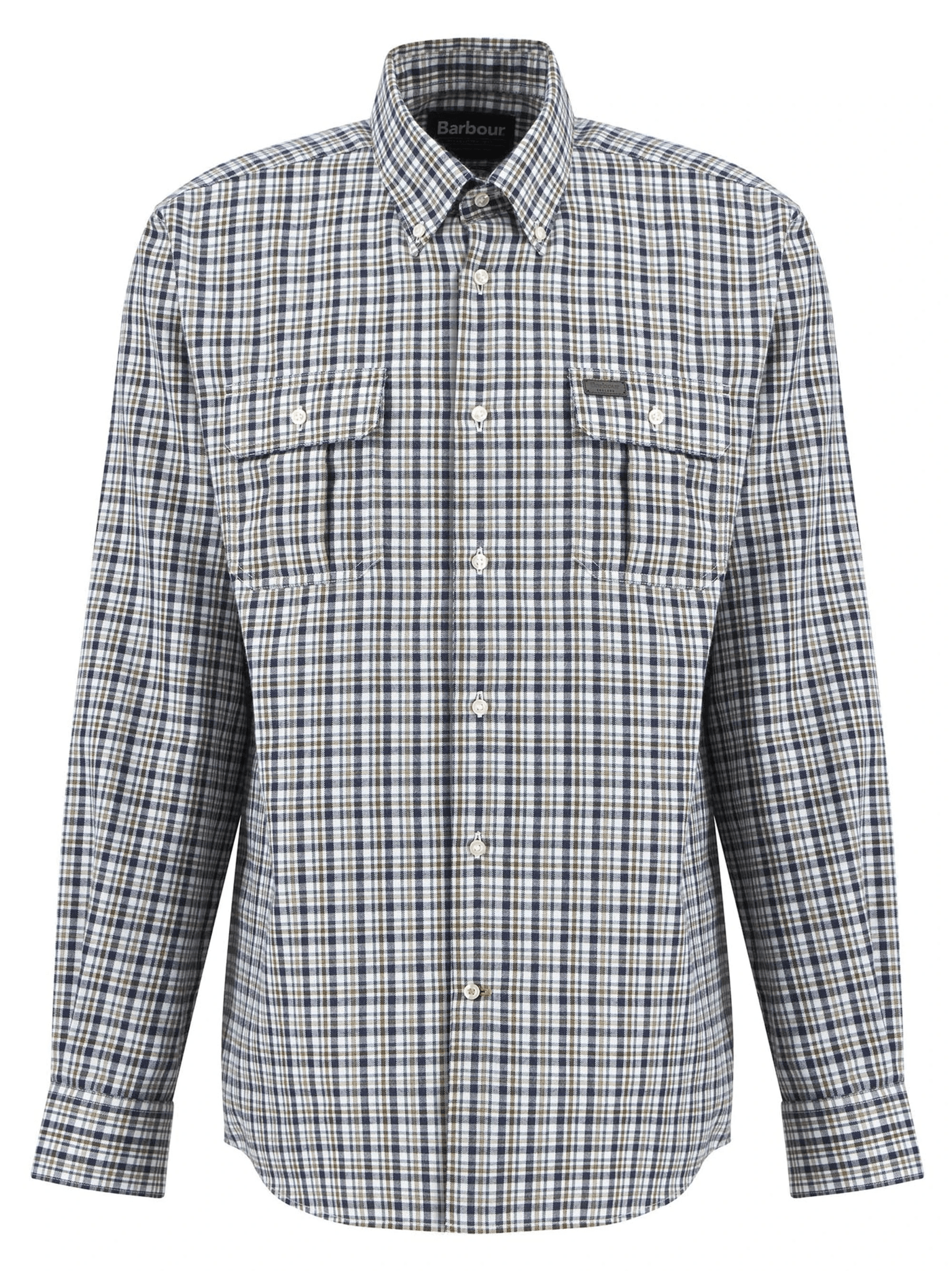 Barbour Panwell Thermo-Weave Checked Shirt Barbour Men's Long Sleeve Button Down Shirts Rivers and Glen Trading Co