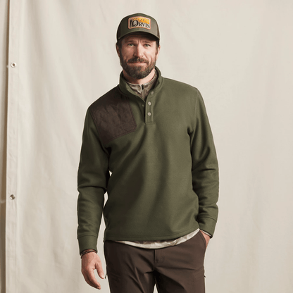 Orvis Men’s Sharptail 1/4-Snap Orvis Men's Pullovers Rivers and Glen Trading Co