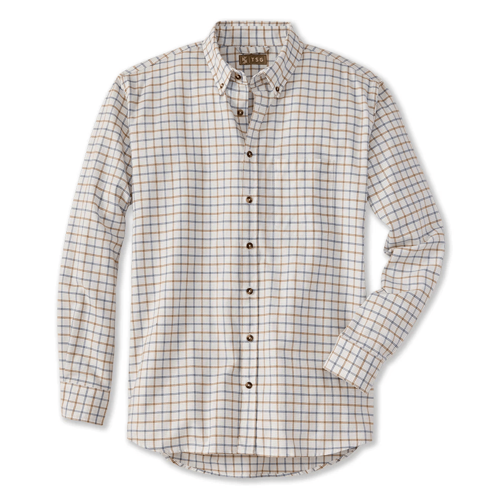 TSG Midweight Button Down TSG Trail Check / XXL Men's Long Sleeve Button Down Shirts Rivers and Glen Trading Co