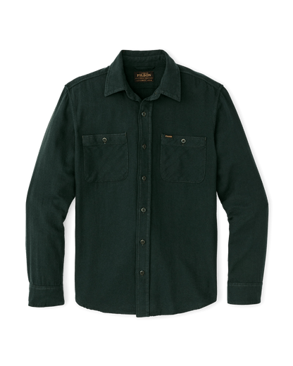 Filson Rangeland Flannel Shirt Filson Forest Green / XL Men's Long Sleeve Button Down Shirts Rivers and Glen Trading Co
