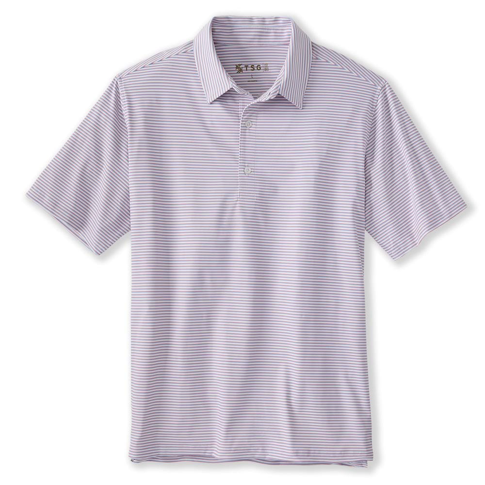 TSG Topper Polo TSG Shell Reel Stripe / M Men's Polos Rivers and Glen Trading Co