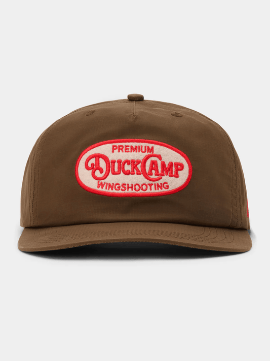 Duck Camp Gunnison Wingshooting Badge Waxed Hat Duck Camp Pin Oak Headwear Rivers and Glen Trading Co