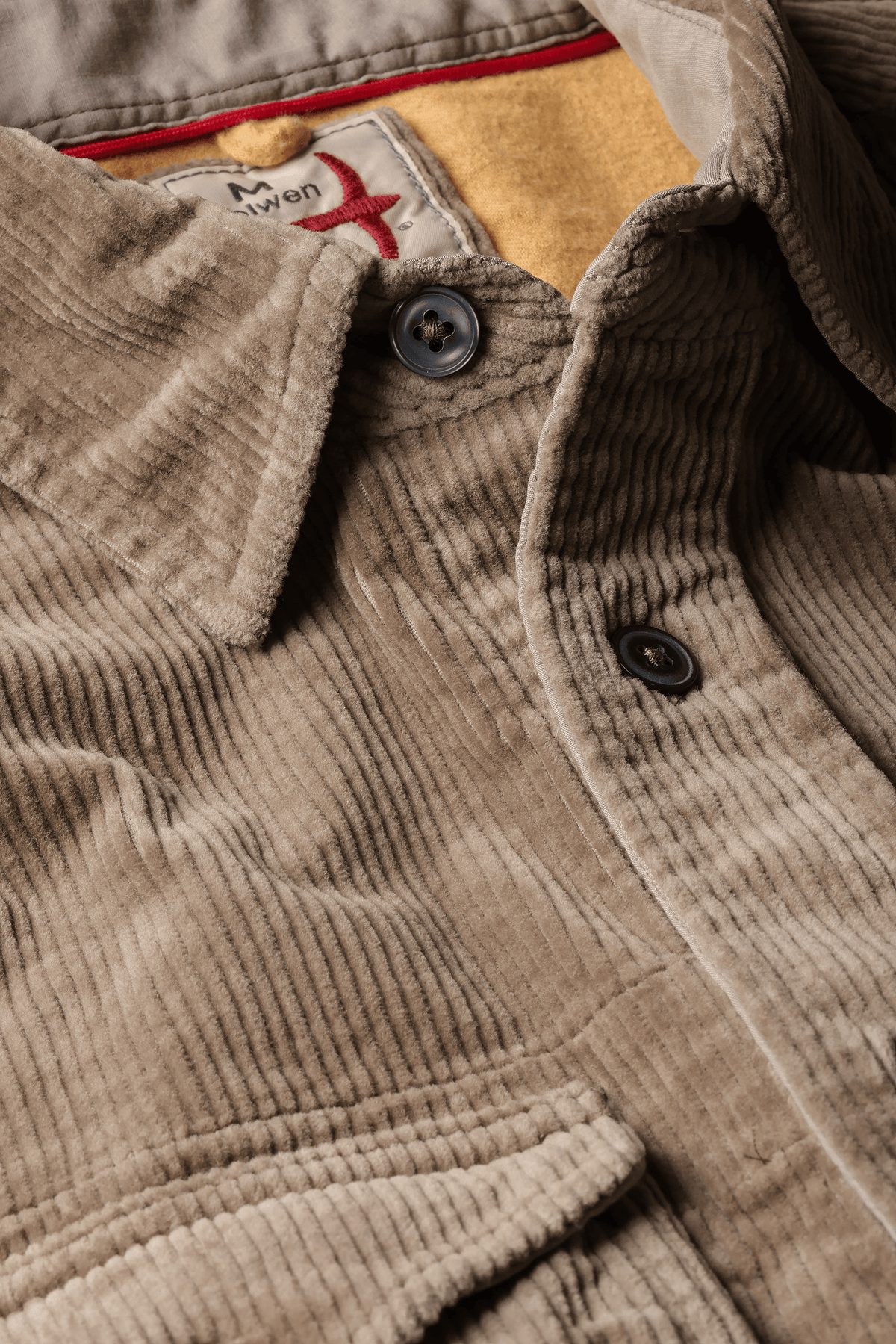 Relwen Cord Workshirt Relwen Men's Long Sleeve Button Down Shirts Rivers and Glen Trading Co