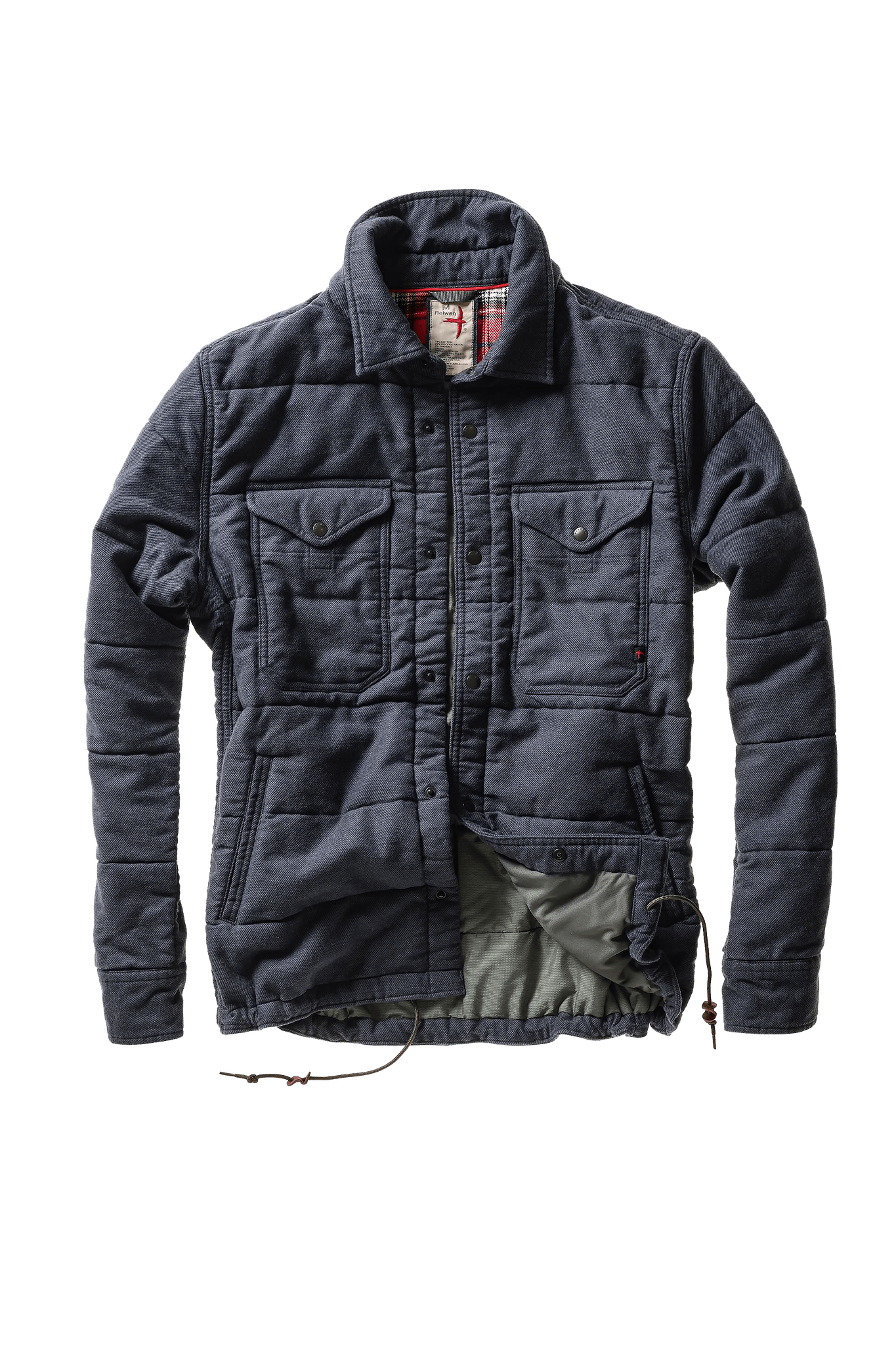 Relwen Moleskin Snap CPO Relwen Navy / XXL Men's Jackets Rivers and Glen Trading Co