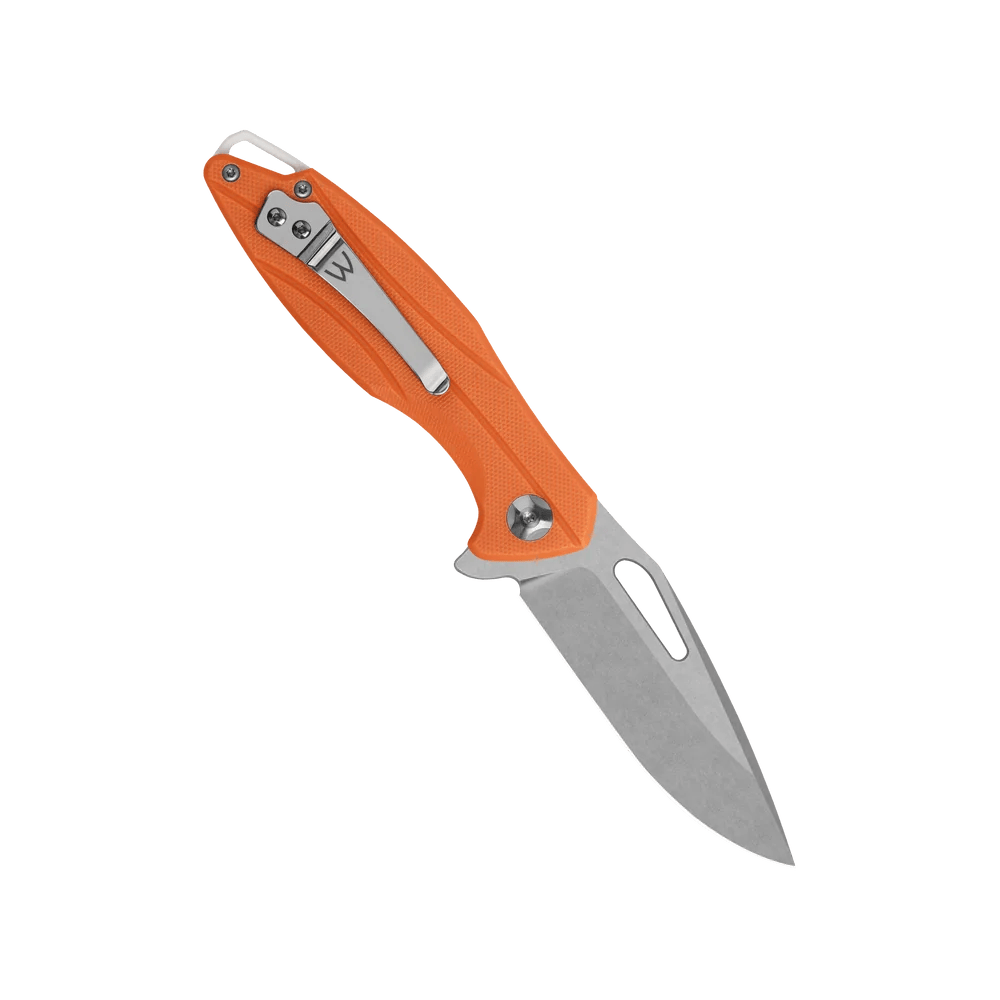 Williams RX Flipper Knife Williams Knife Orange/Matte Stainless Knives Rivers and Glen Trading Co