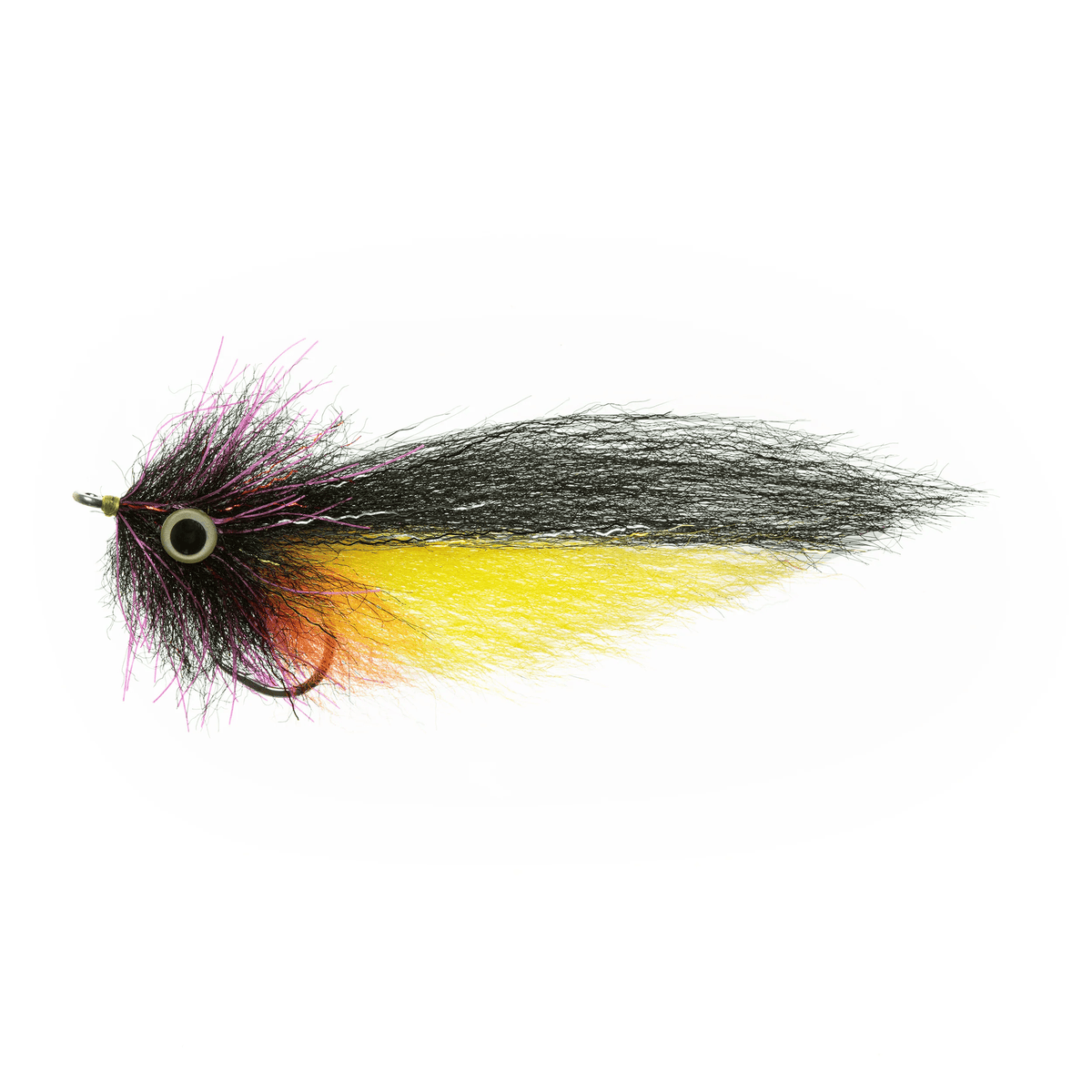 AMAZON SP Enrico Puglisi BLACK / ORANGE / YELLOW - #4/0 Flies Rivers and Glen Trading Co