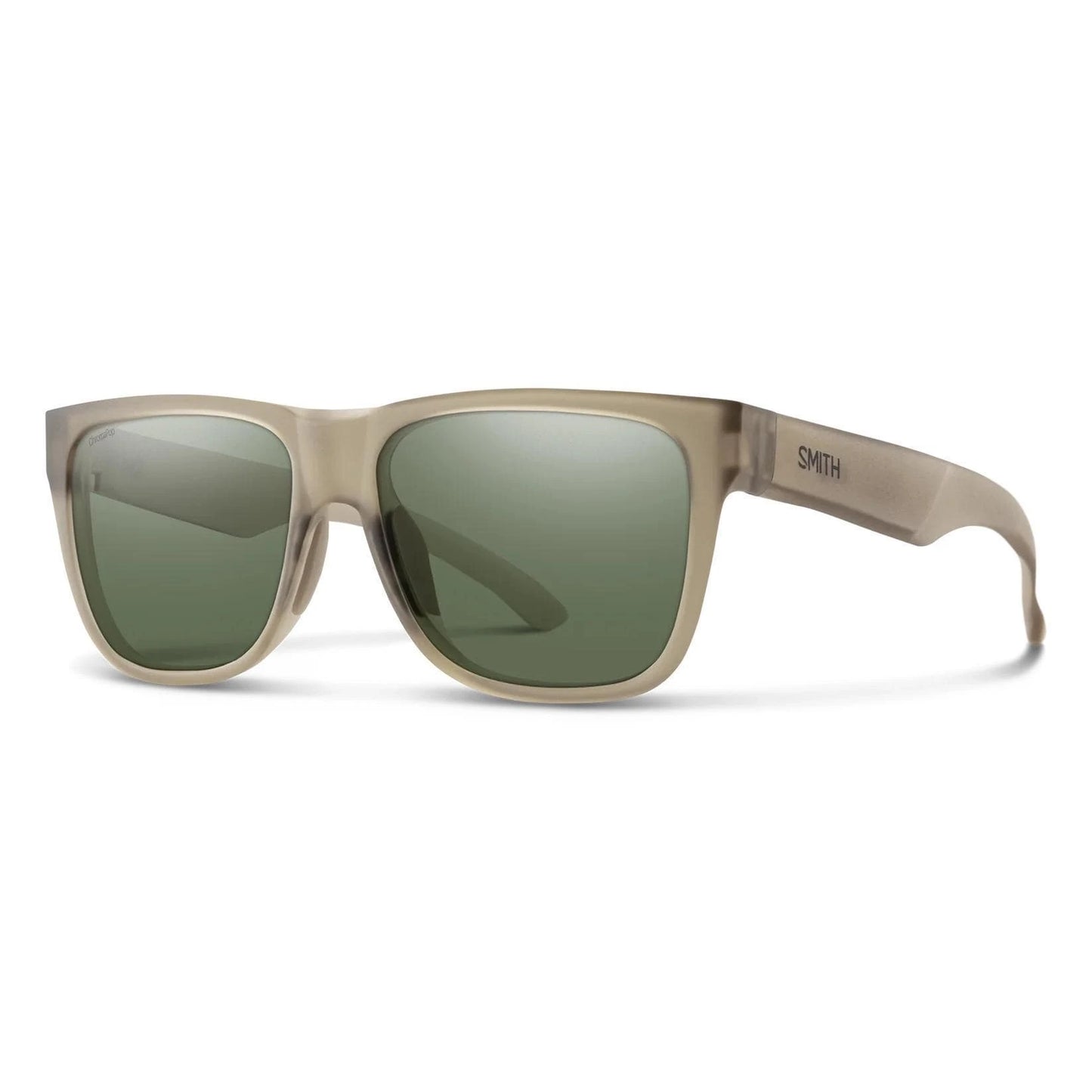 Smith Lowdown 2 Smith Matte Summit Crystal / ChromaPop Polarized Gray Green Mirror Sunglasses Rivers and Glen Trading Co