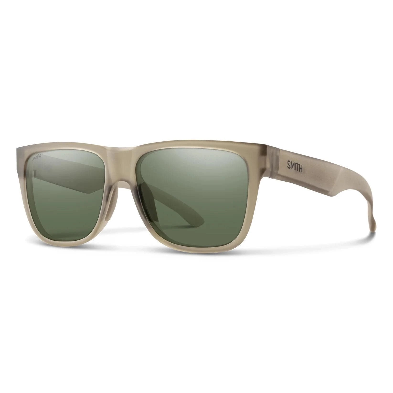 Smith Lowdown 2 Smith Matte Summit Crystal / ChromaPop Polarized Gray Green Mirror Sunglasses Rivers and Glen Trading Co