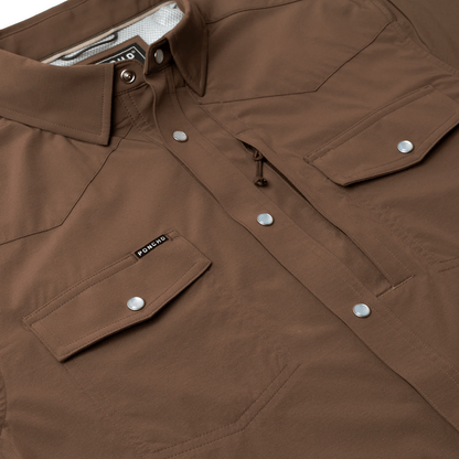 Poncho The Lewis Poncho Men's Long Sleeve Button Down Shirts Rivers and Glen Trading Co