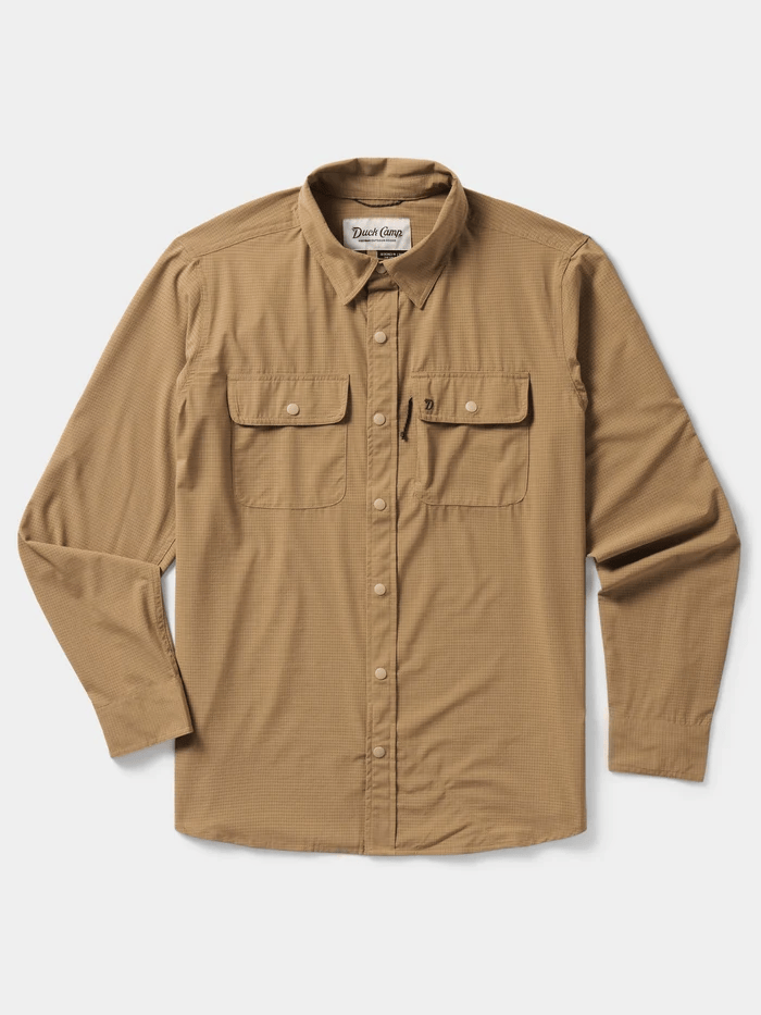 Duck Camp Cast & Blast Perforated Shirt - Long Sleeve