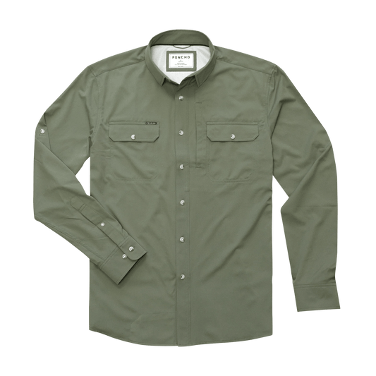 Poncho The Gunnison Poncho Men's Long Sleeve Button Down Shirts Rivers and Glen Trading Co