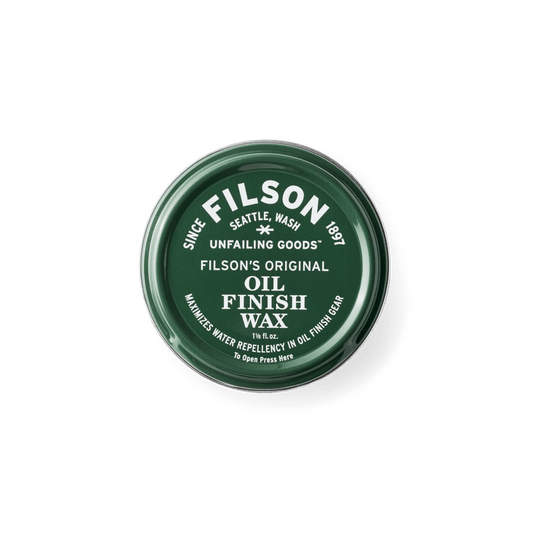 Filson's Oil Finish Wax Filson 1 oz. Tin Accessories Rivers and Glen Trading Co