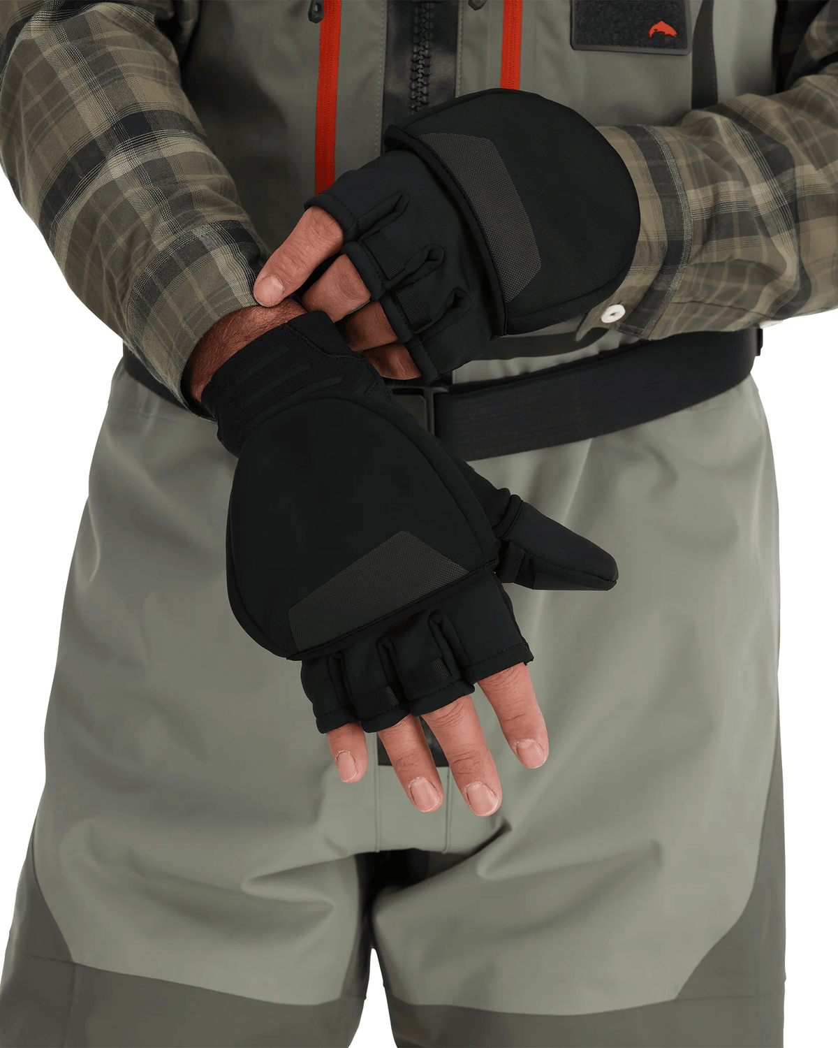 Simms Windstopper Foldover Fishing Mitt Simms Gloves Rivers and Glen Trading Co