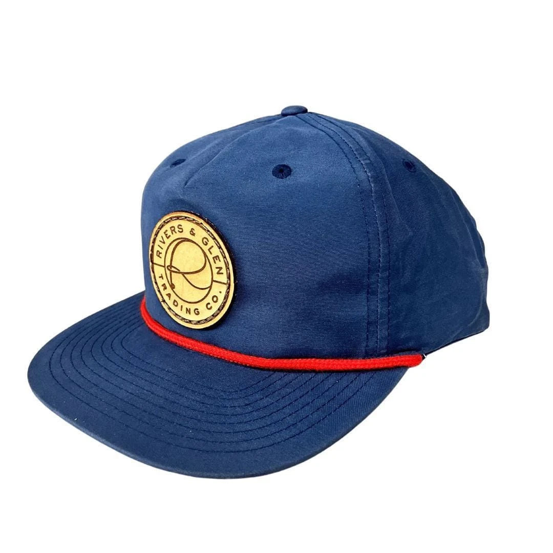 R&G Rope Hat 256 Rivers and Glen Trading Co. Hats Navy/Red Headwear Rivers and Glen Trading Co