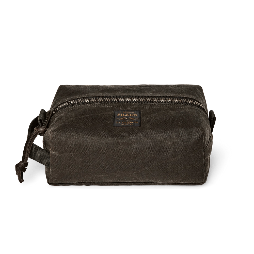 Filson Tin Cloth Dopp Kit Filson Otter Green Luggage Rivers and Glen Trading Co