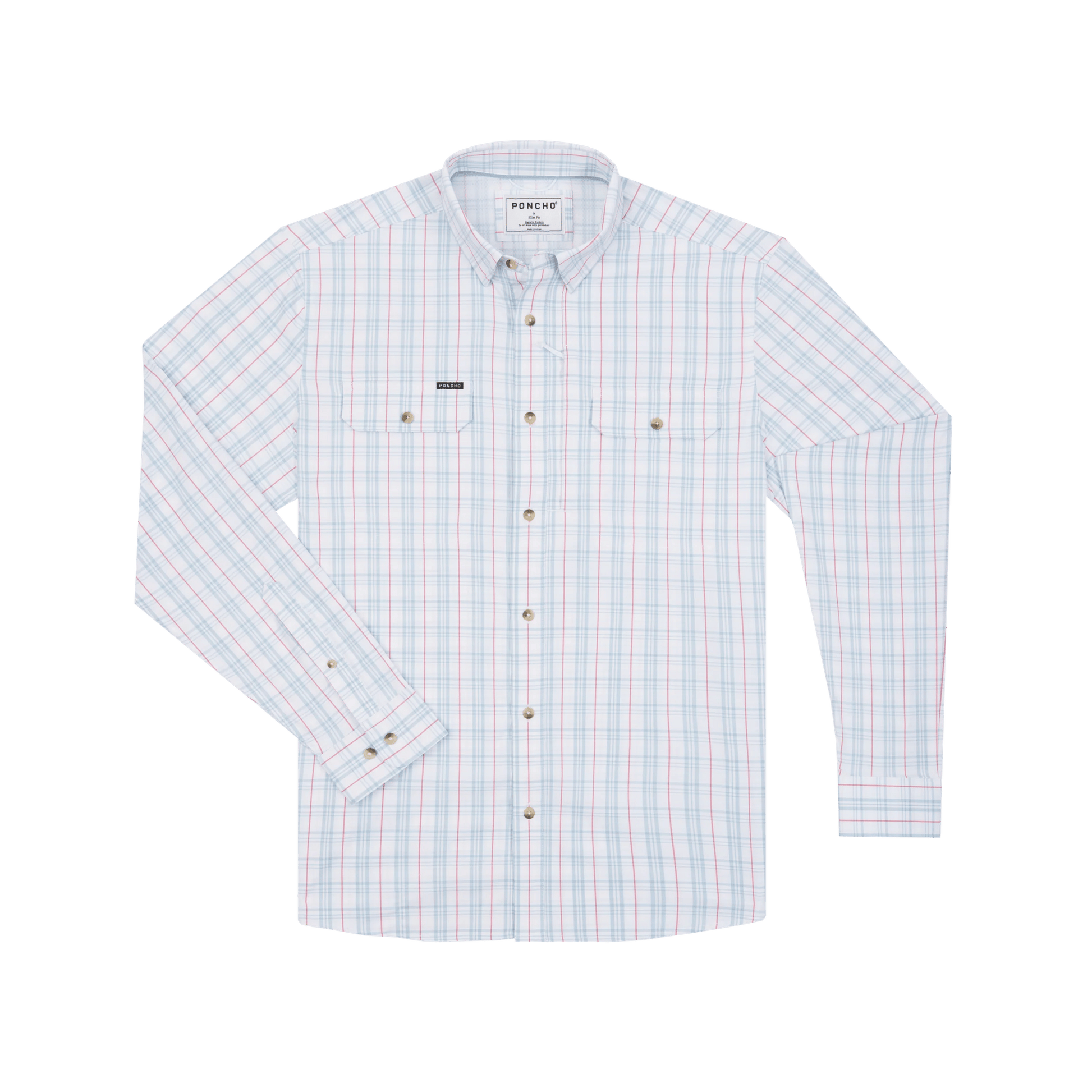 Poncho The Bait and Tackle Poncho Men's Long Sleeve Button Down Shirts Rivers and Glen Trading Co