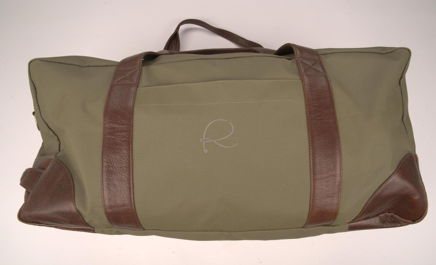 R&G Extra Large Durban Duffle Rivers & Glen Trading Co. Moss with Dark Oryx Luggage Rivers and Glen Trading Co