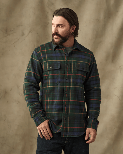 Filson Vintage Flannel Work Shirt Filson Men's Long Sleeve Button Down Shirts Rivers and Glen Trading Co