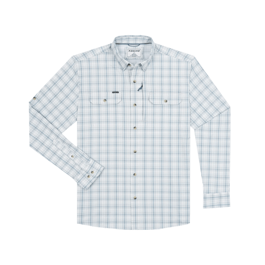 Poncho The Silver King Poncho Men's Long Sleeve Button Down Shirts Rivers and Glen Trading Co