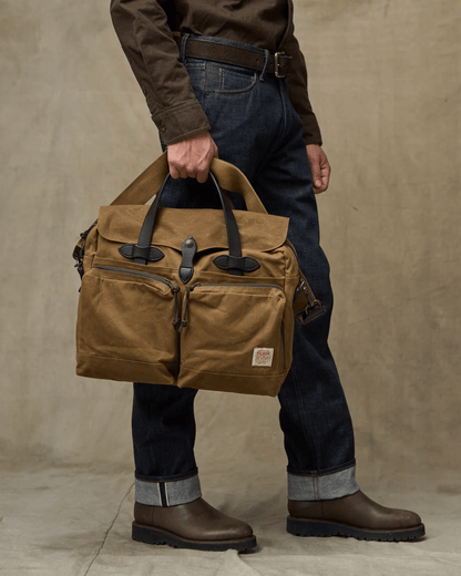 Filson 24 Hour Tin Cloth Briefcase Filson Luggage Rivers and Glen Trading Co
