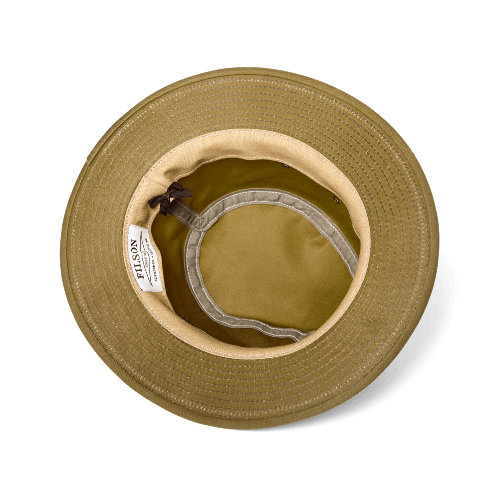 Filson Tin Cloth Packer Hat Filson Headwear Rivers and Glen Trading Co