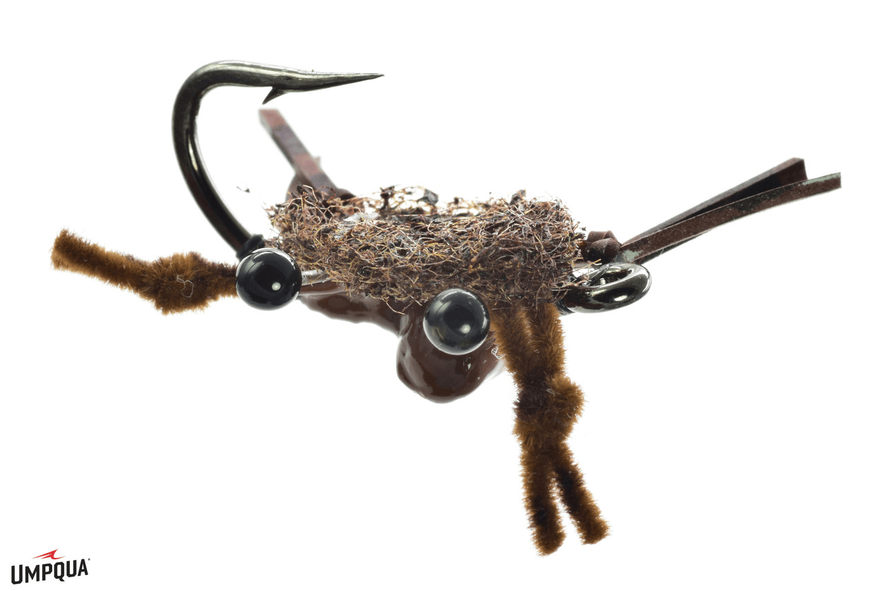 CONTRABAND CRAB Umpqua DARK BROWN 04 Flies Rivers and Glen Trading Co