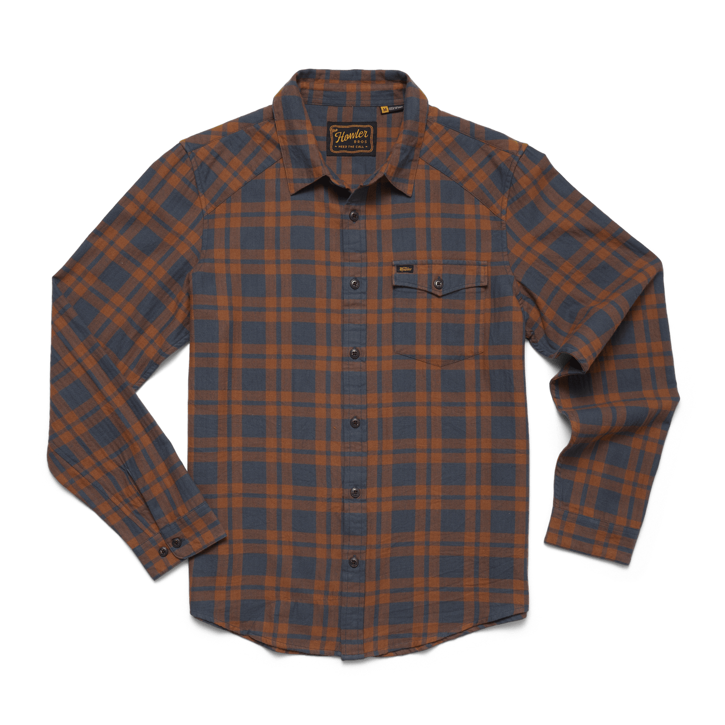 Howler Brothers La Grange Lightweight Flannel Howler Brothers Cohen Plaid: Stargazer / XL Men's Long Sleeve Button Down Shirts Rivers and Glen Trading Co