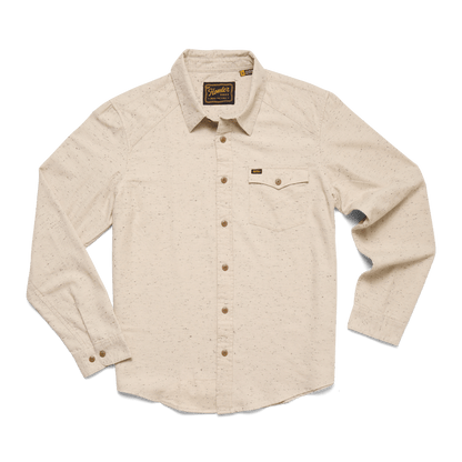 Howler Brothers La Grange Lightweight Flannel Howler Brothers Speckled Sand / XL Men's Long Sleeve Button Down Shirts Rivers and Glen Trading Co