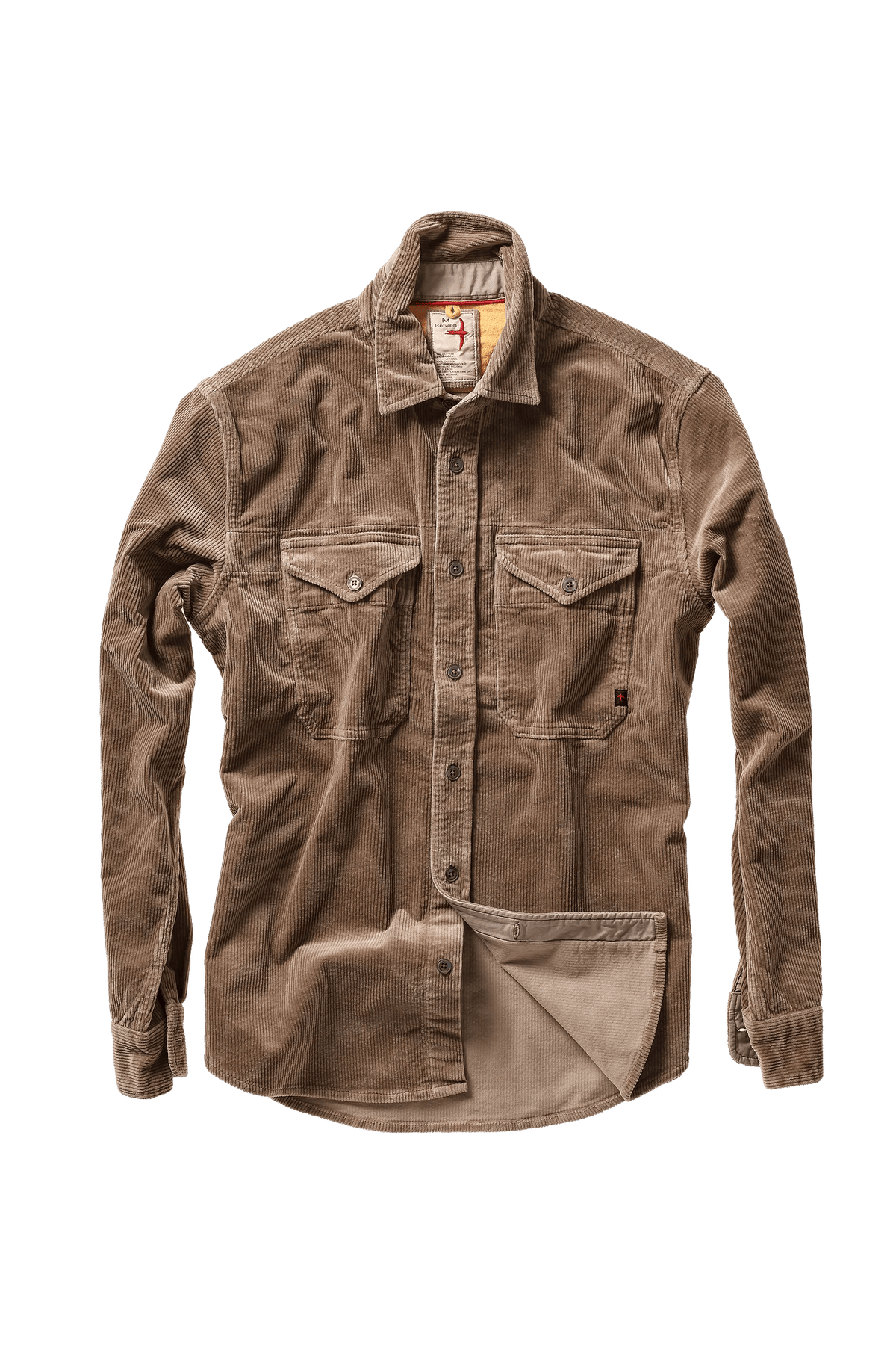 Relwen Cord Workshirt Relwen Men's Long Sleeve Button Down Shirts Rivers and Glen Trading Co