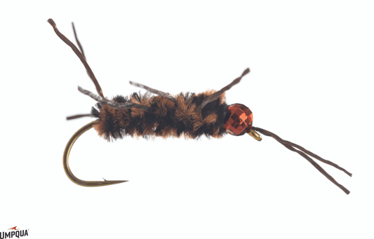 Rubber Legs Jigged Tungsten Umpqua Coffee/Black / 10 Flies Rivers and Glen Trading Co